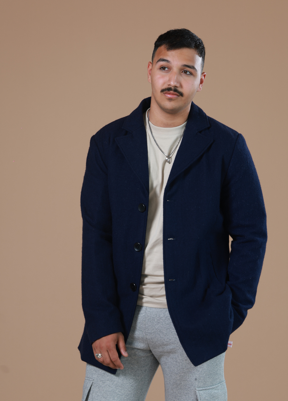 Long Woolen Handmade Coat for Men/Women: Winter's Ultimate Companion