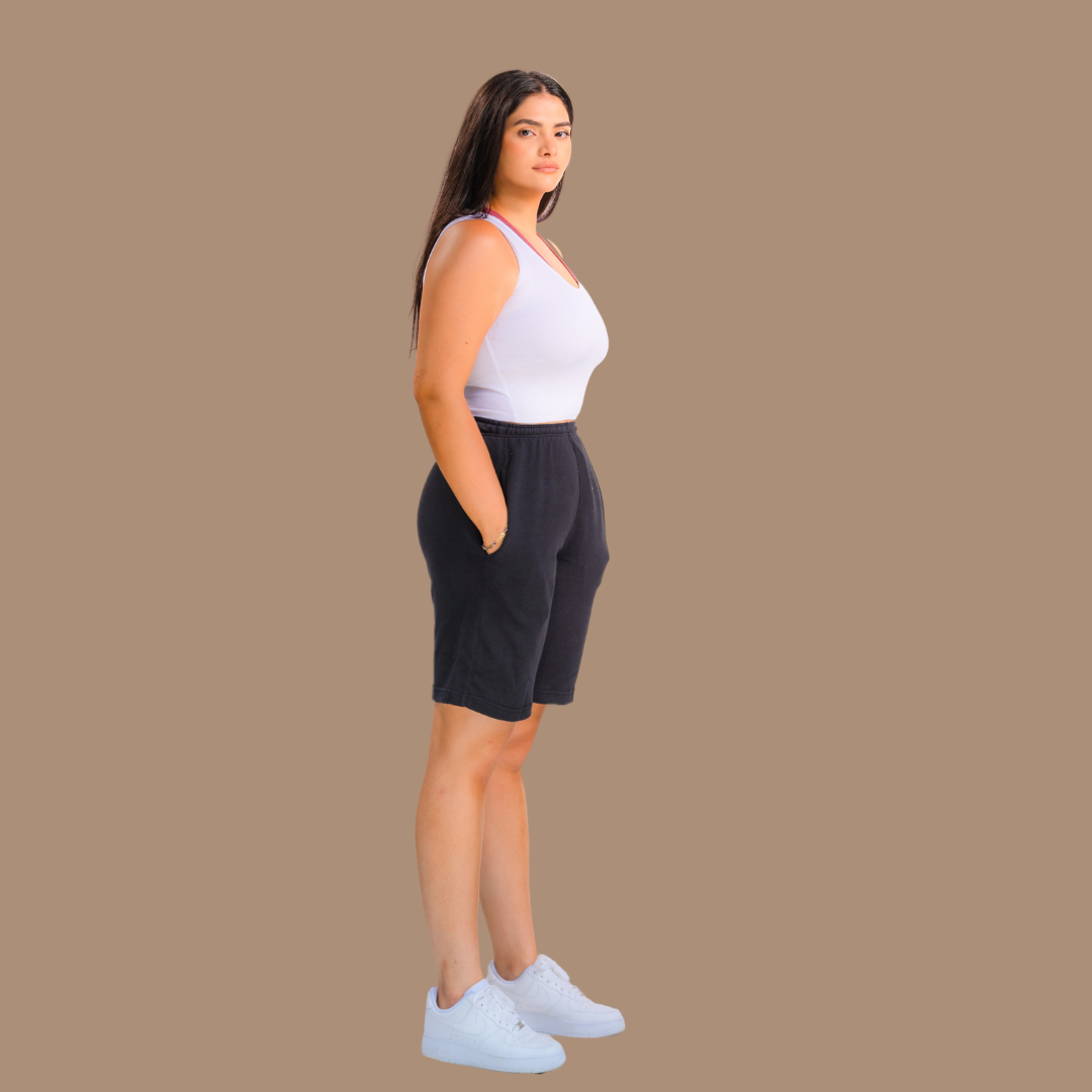Black Shorts | Sweatshirt