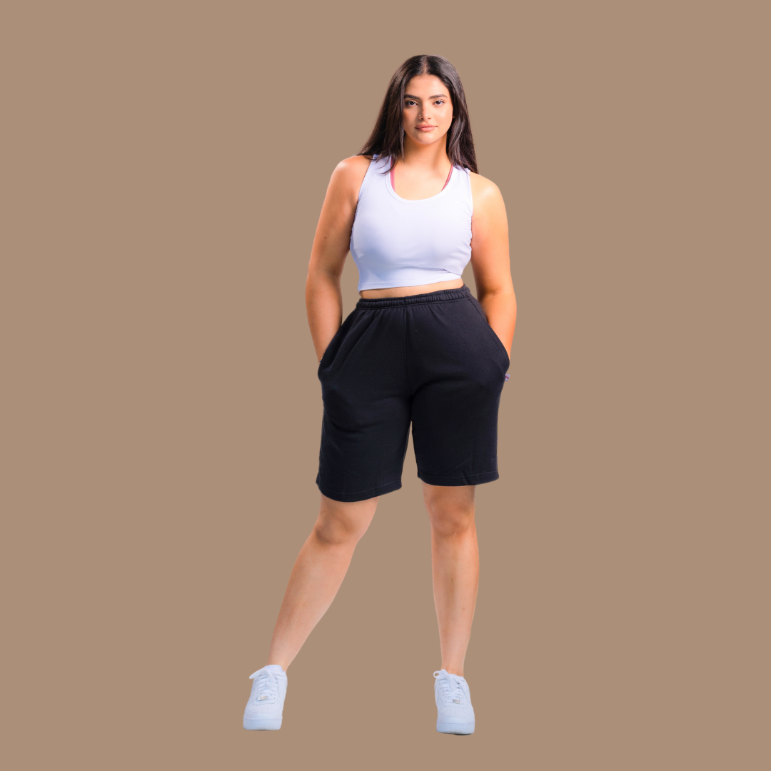 Black Shorts | Sweatshirt