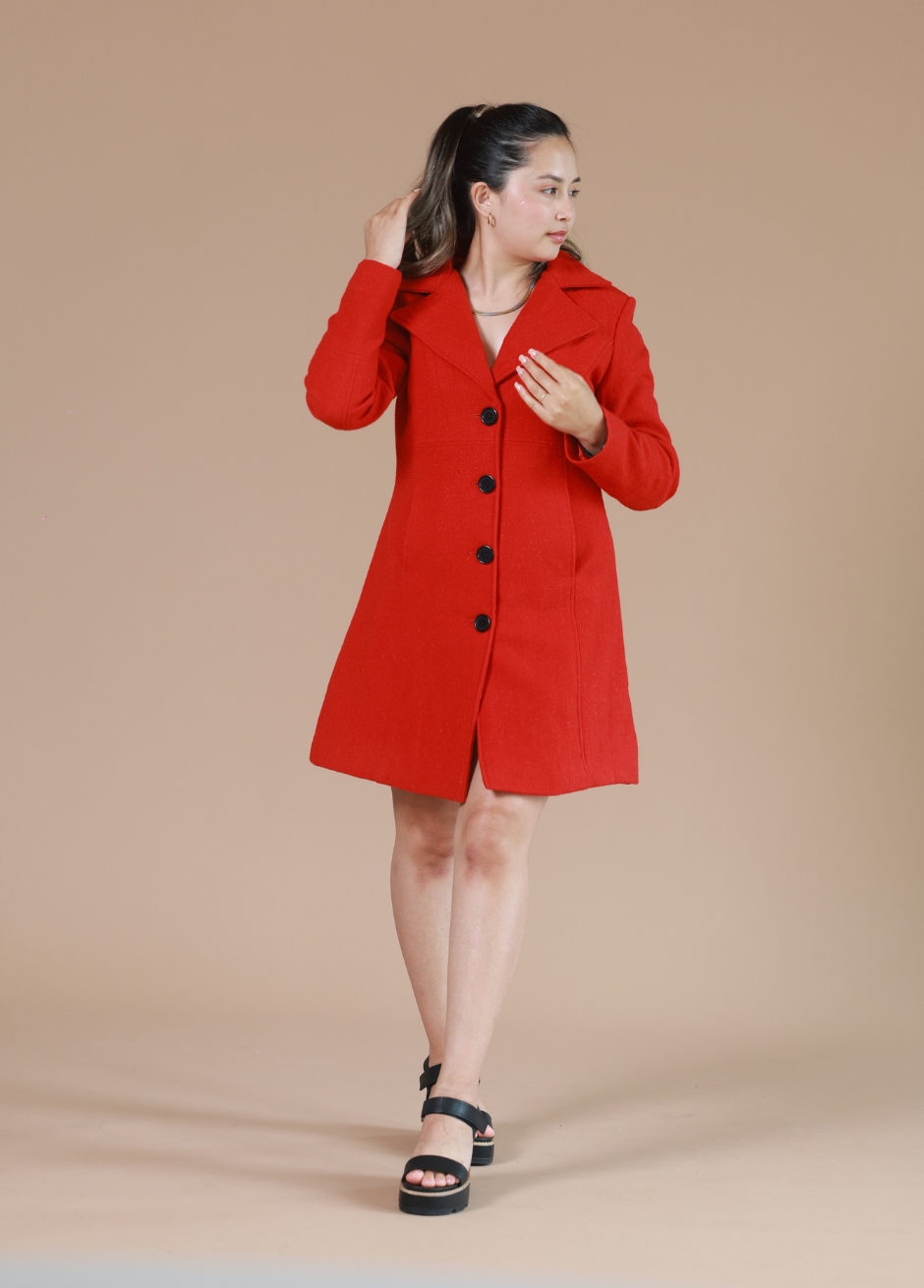 Handmade wool Coat | Puffer jacket