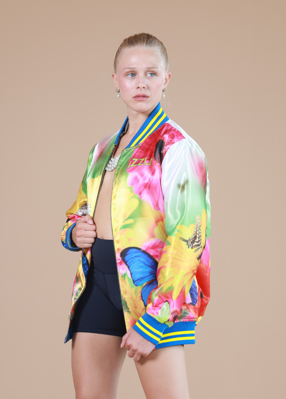 Yellow bomber jacket | Puffer jacket