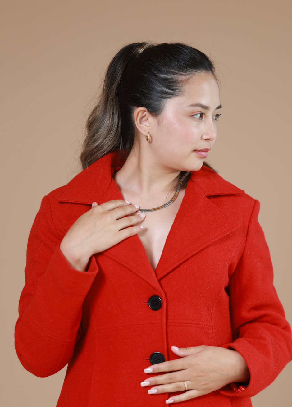 Handmade wool Coat | Puffer jacket