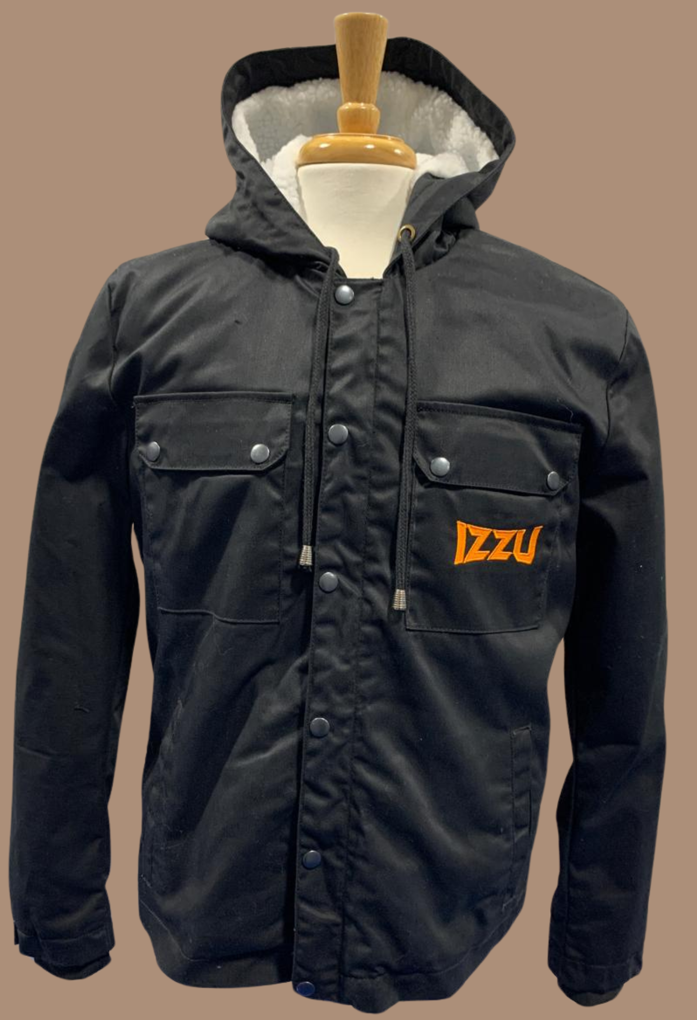 IZZU Men Twill Jacket Puffer Jackets Green M