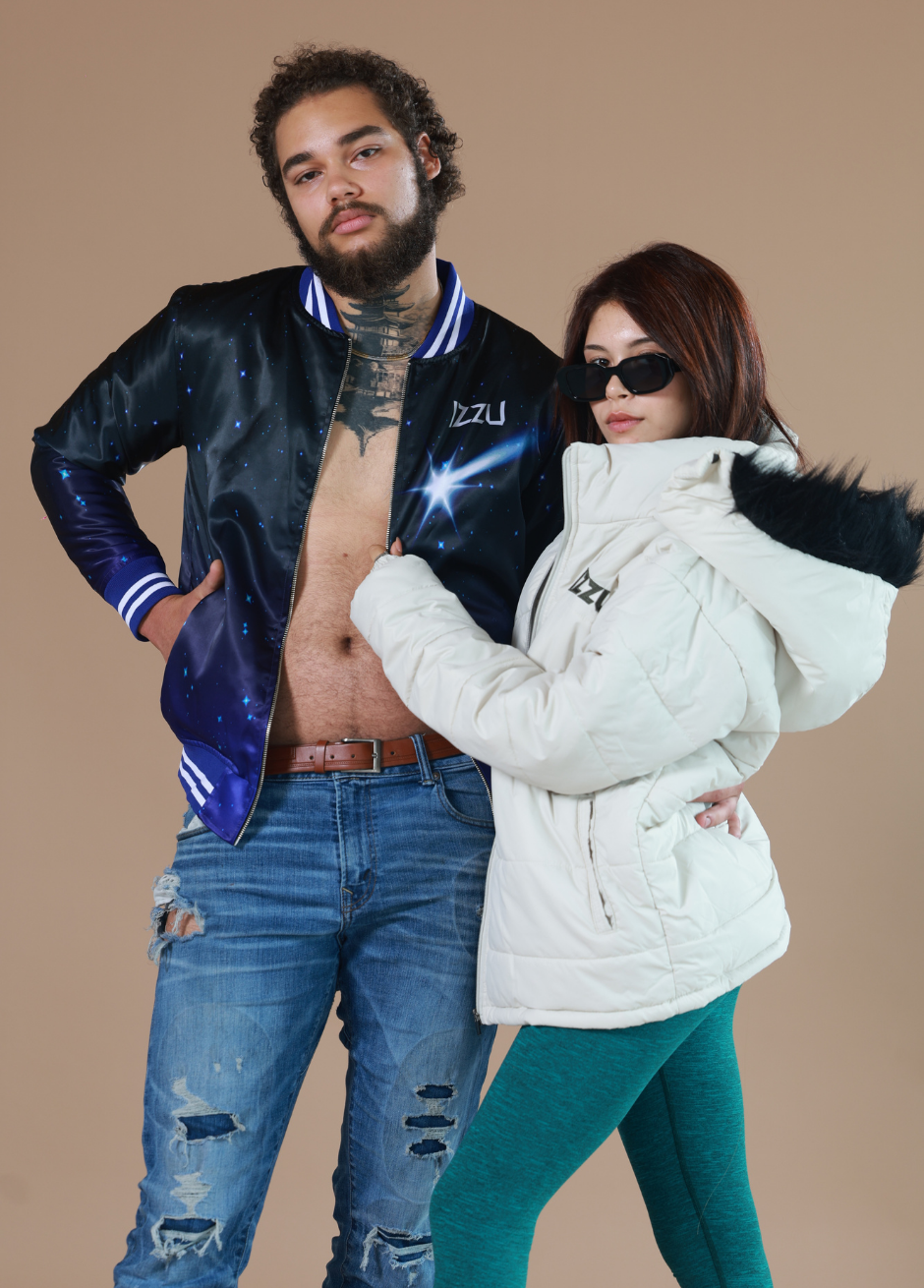Blue Bomber jacket | Puffer jacker