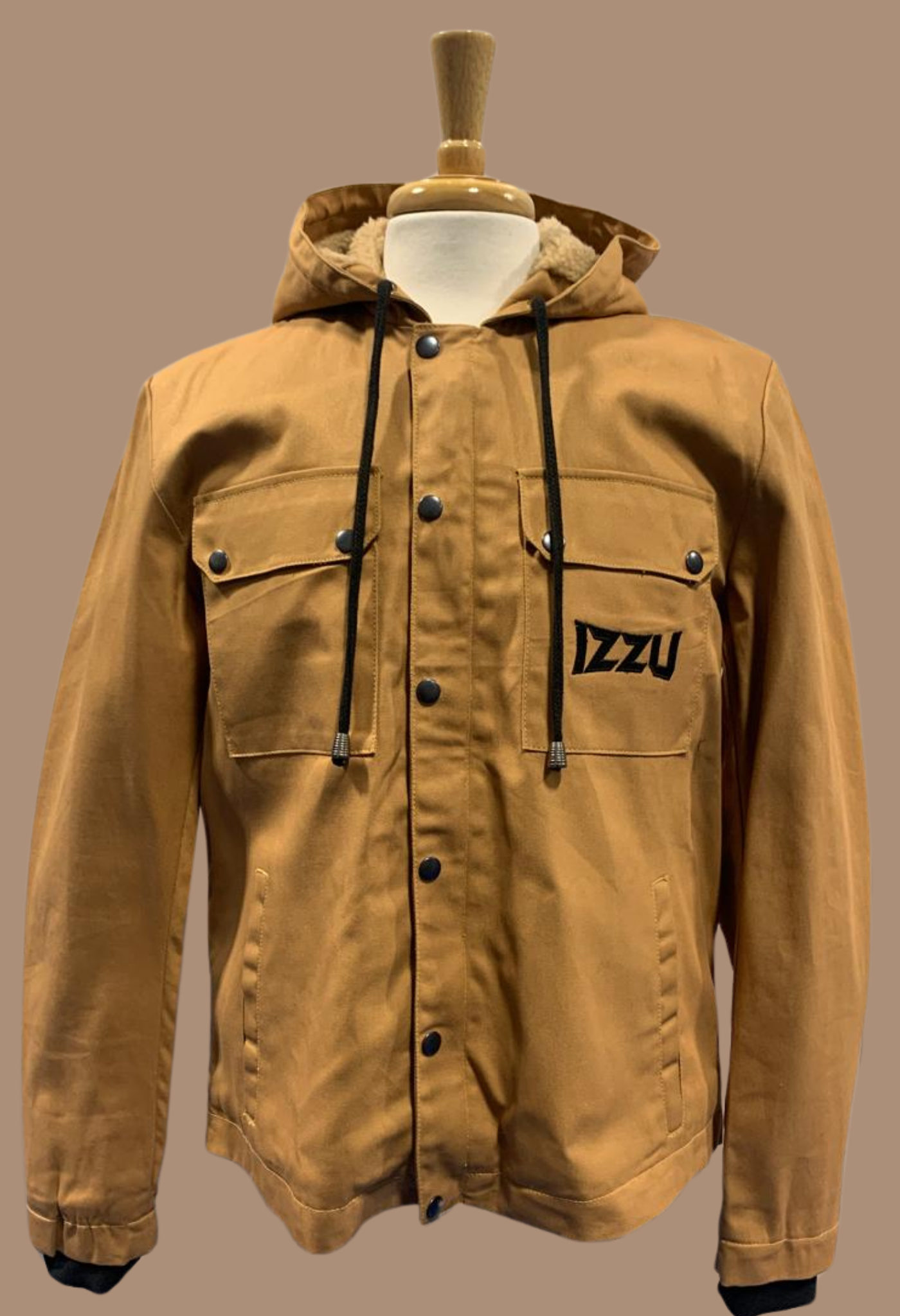 Camel Twill jacket | Puffer jacket