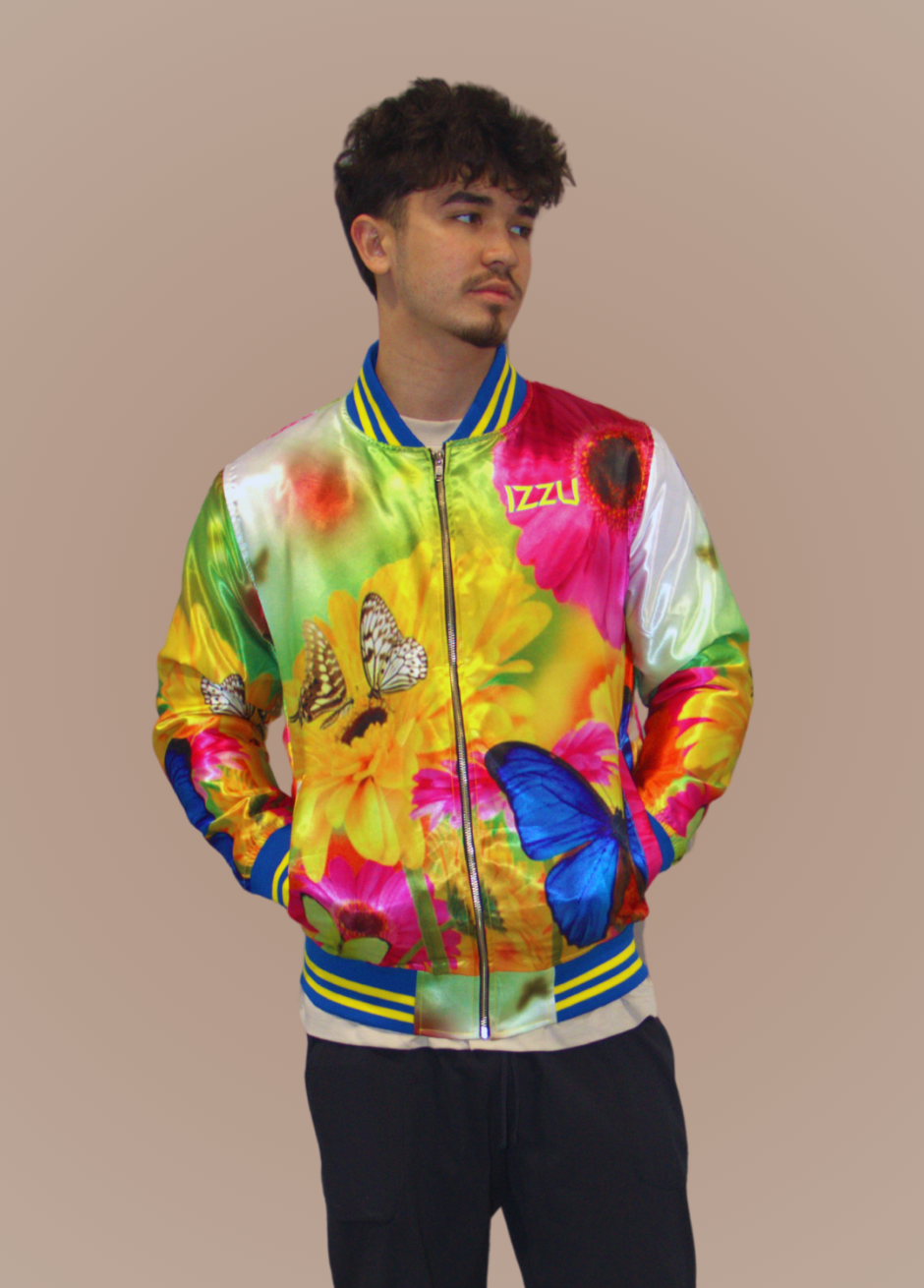 Yellow Bomber Jacket | Puffer jacket