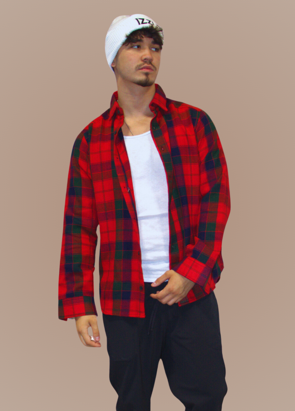 Red Check shirt | Sweatshirt