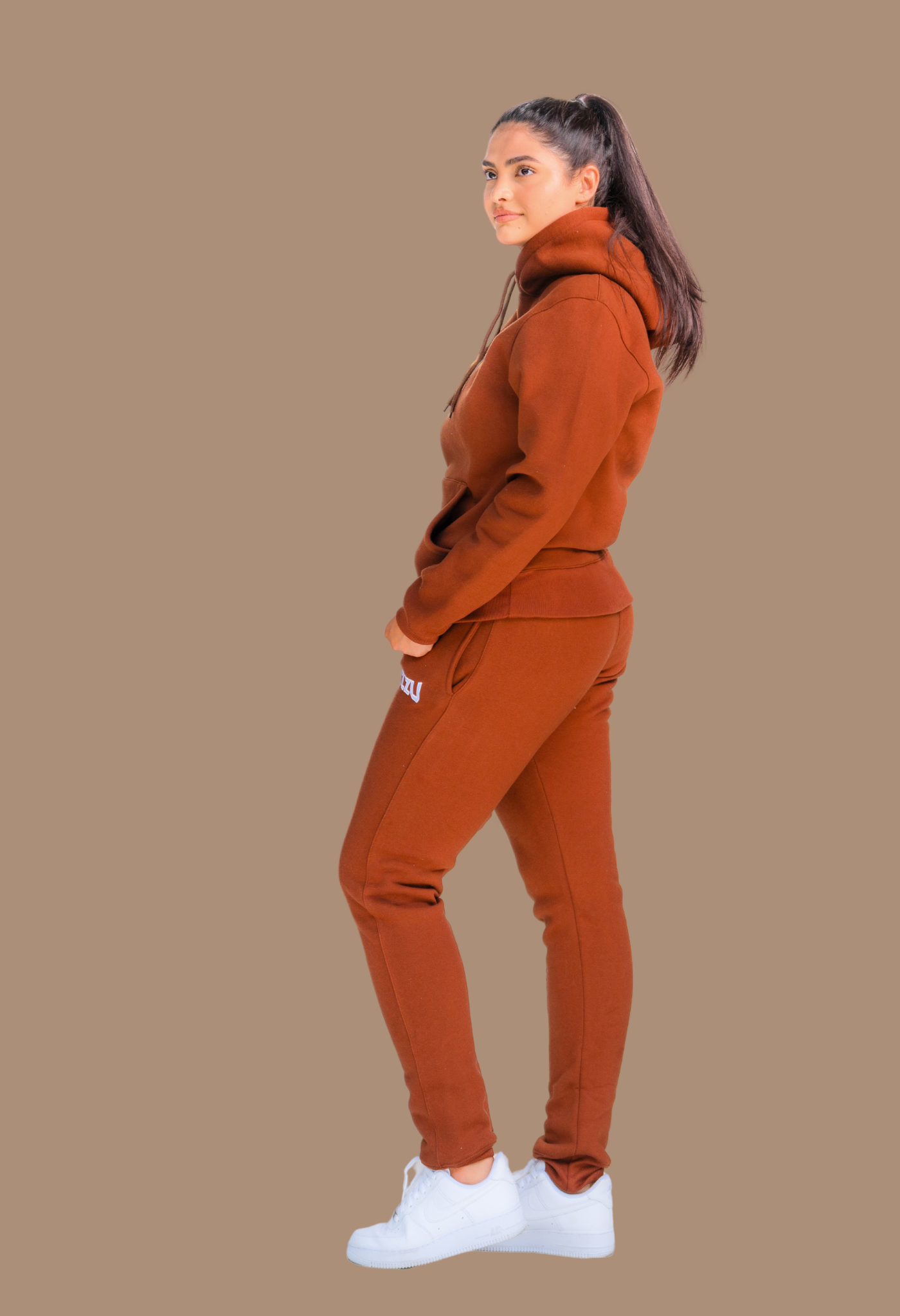 Brown hoodie | sweatshirt