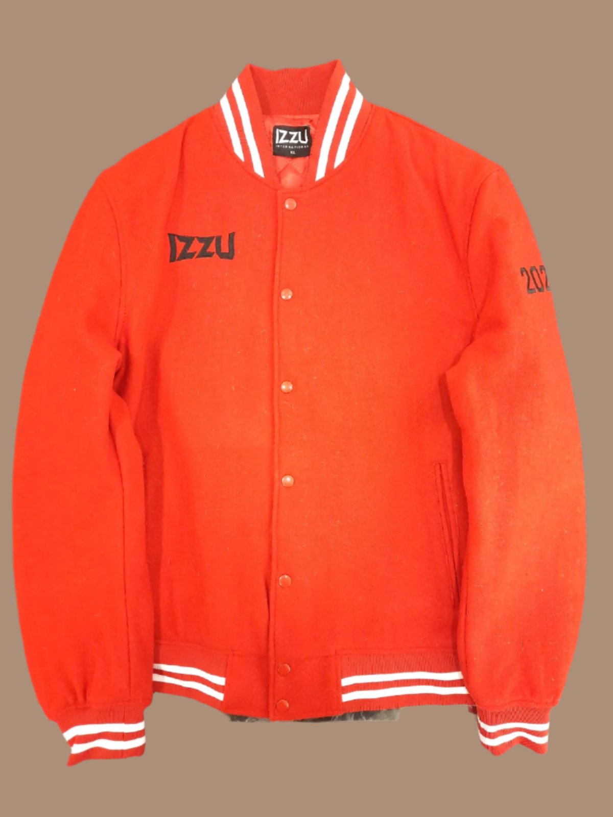 Orange Varsity Jacket | Puffer Jacket