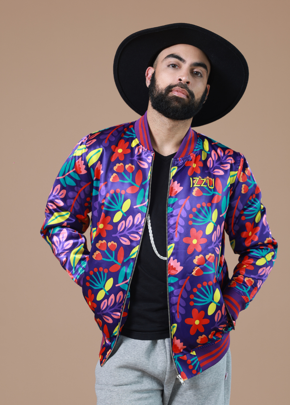 Multicolor Bomber Jacket | Puffer jacket