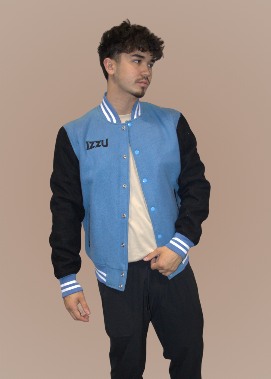 Blue Varsity Jacket | Puffer Jacket