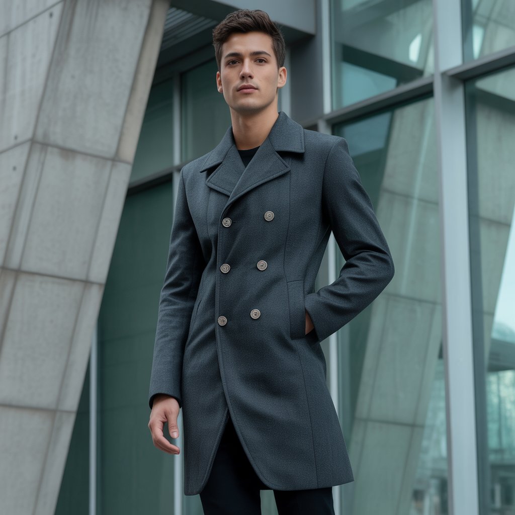 Mens long coat