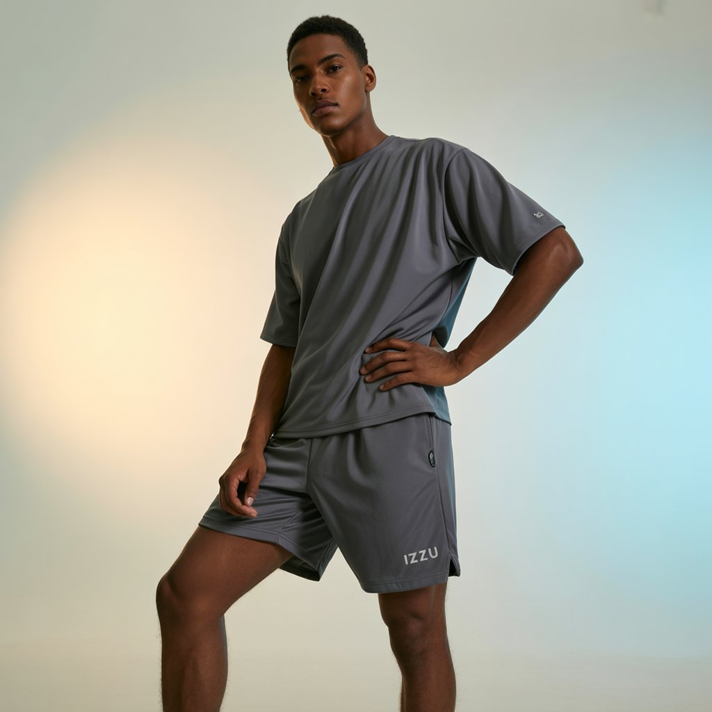  IZZU Polyester Fleece Shorts 