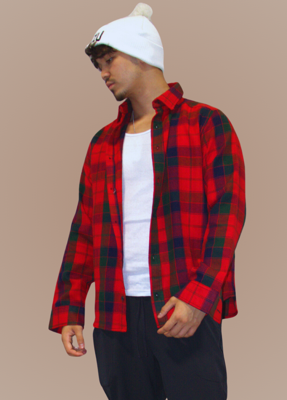 Red Check shirt | Sweatshirt
