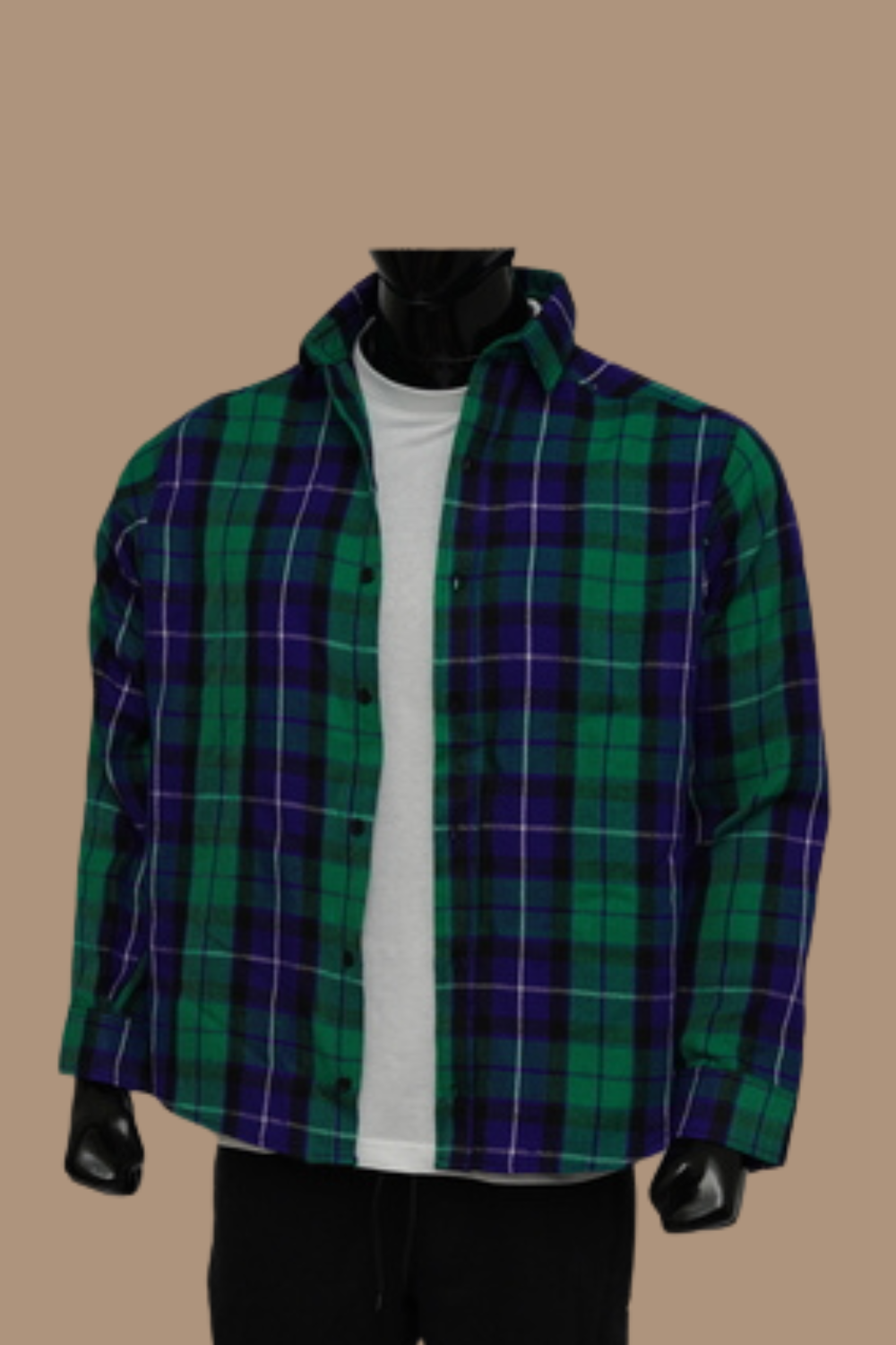 Green Check shirt | Sweatshirt