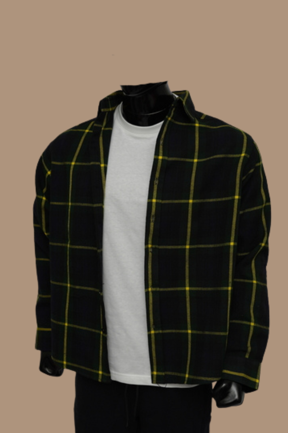 Black Check shirt | Sweatshirt