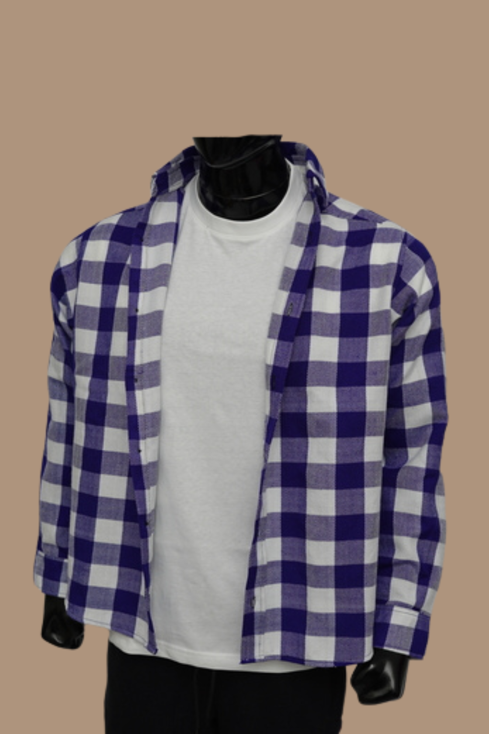 Blue Check shirt | Sweatshirt